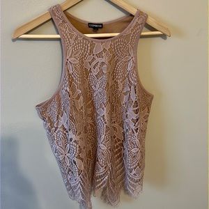 Express Lace tank top